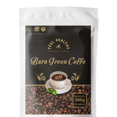 Burn green coffe