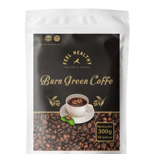 Burn green coffe